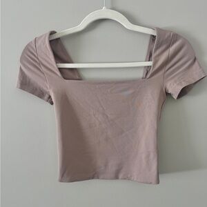 Aritzia contour square neck top